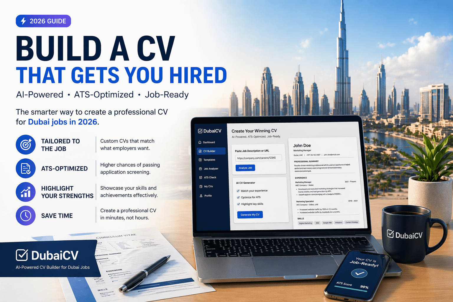 AI CV Builders for Dubai Jobs: What to Check (2026) — Dubai CV guide