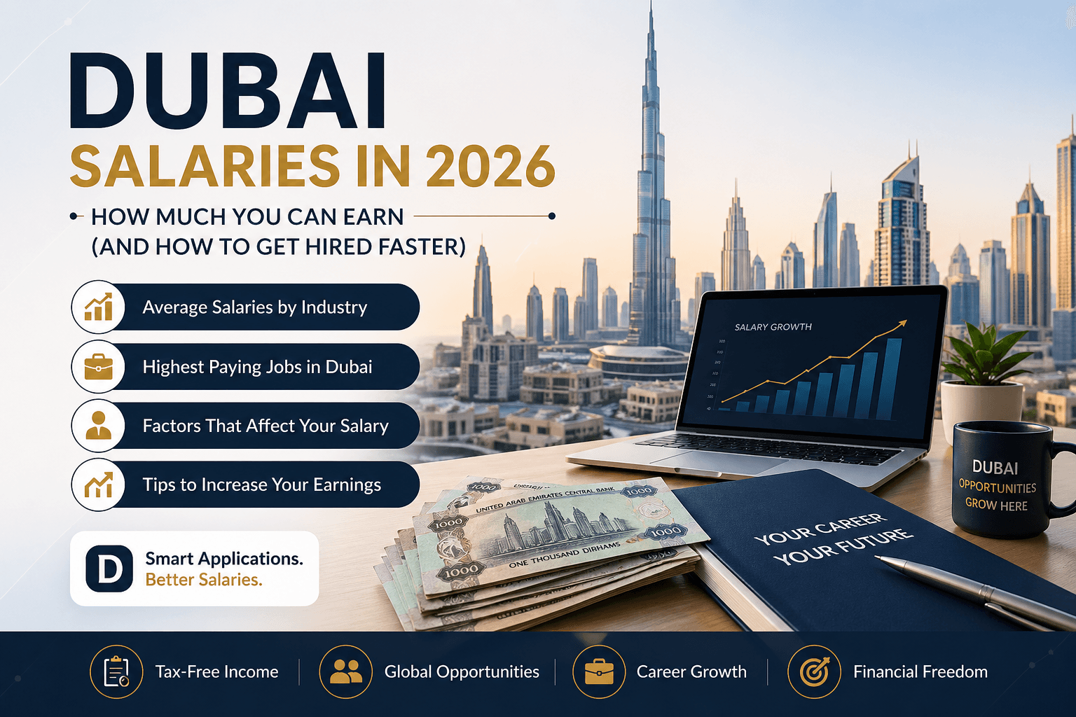 Dubai Salaries in 2026: How Much You Can Earn + Best Jobs — Dubai CV guide